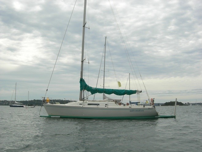 Cavalier35 in BoatSaver boat bag 01 © Henri Desmarais